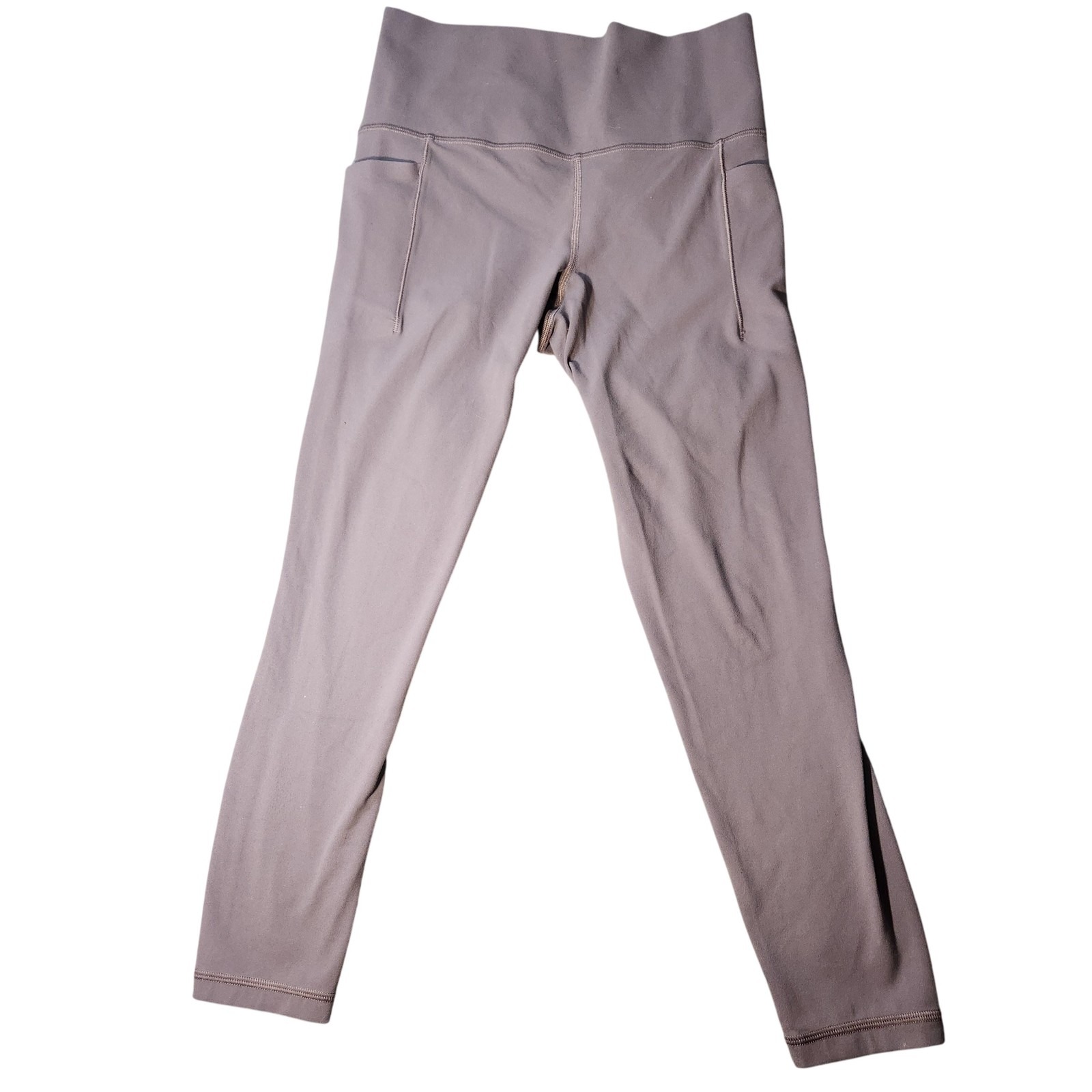 Athleta Leggings Womens Small Purple Salutation Stash 7/8 High Rise Yoga Gym